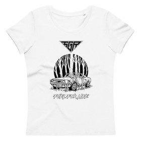 Sixgun Renegades - Fuel for Life - Organic Eco LadyFit t-paita