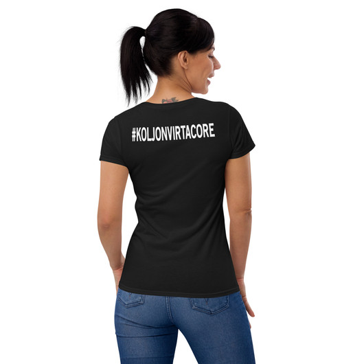 Hautajaisyö - #KOLJONVIRTACORE - LadyFit t-shirt