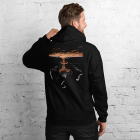 Art by Elvyren - Three Doctors of Doom - College Hoodie