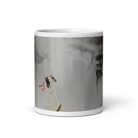 Art by Elvyren - Taistelulaama - Mug