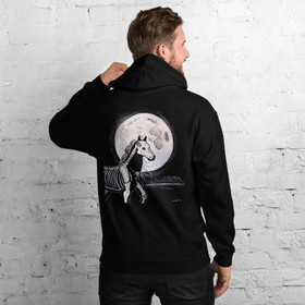 Art by Elvyren - Tuonen Hevonen - College Hoodie