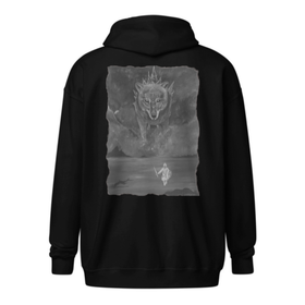 Art by Elvyren - Fenris - Zipper Hoodie