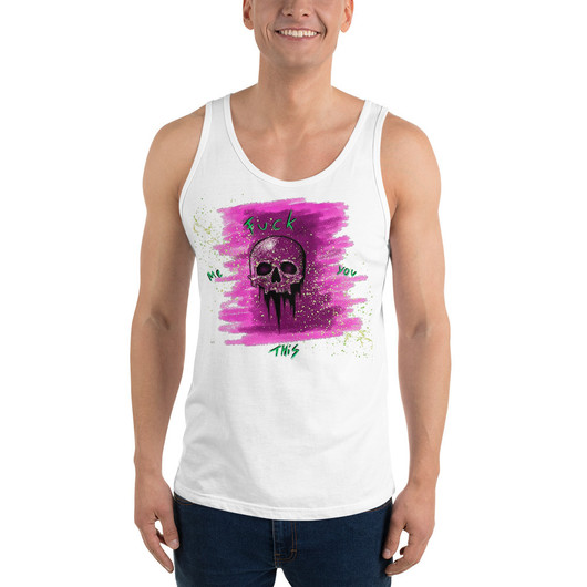 Art by Elvyren - Rebel Skull - Premium Tank Top