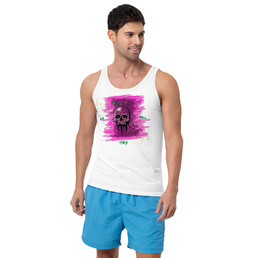 Art by Elvyren - Rebel Skull - Premium Tank Top