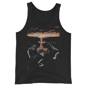 Art by Elvyren - Three Doctors of Doom - Premium Tank Top