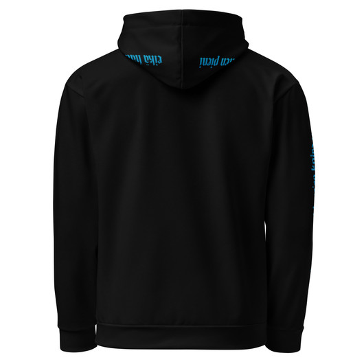 Verenkoira - Full Print Collegehuppari (sininen versio)