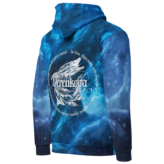 Verenkoira - Maailmanpuu - Full Print College Hoodie