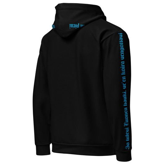 Verenkoira - Full Print Collegehuppari (sininen versio)