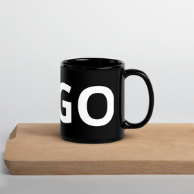 Black Mugs - With Your Own Print