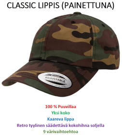 CLASSIC LIPPIKSET (painatuksella)