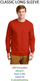 CLASSIC PITKÄHIHAISET PAIDAT