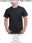 HEAVY COTTON T-PAIDAT (2-puoleinen painatus)
