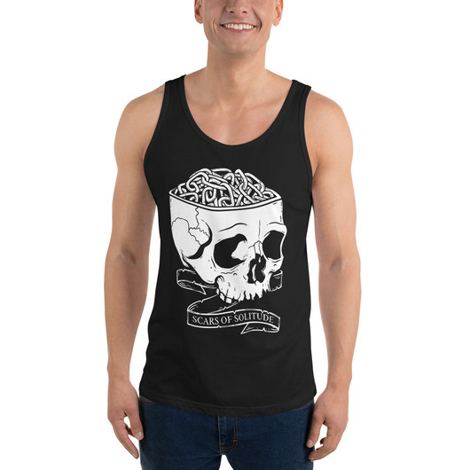 Scars of Solitude - Skull - Hihaton paita
