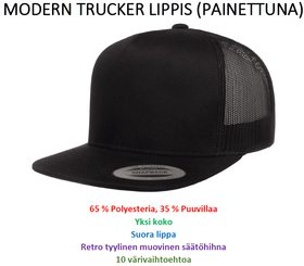 MODERN TRUCKER LIPPIKSET (painatuksella)
