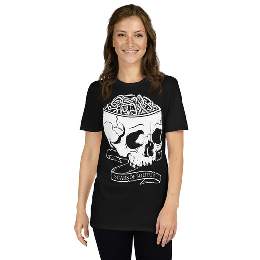 Scars of Solitude - Skull - T-Paita
