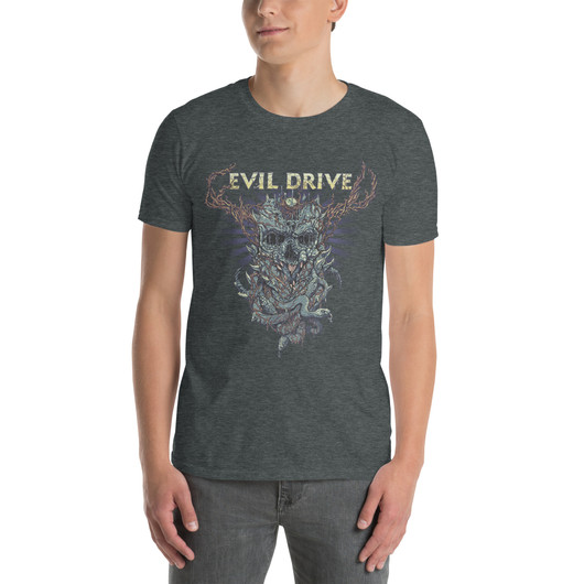 Evil Drive - Snake Skull - T-Paita