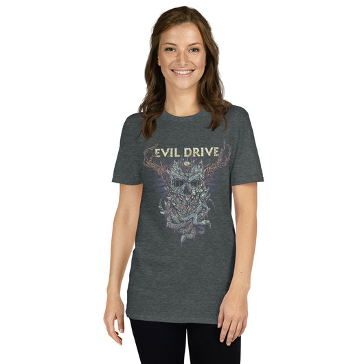 Evil Drive - Snake Skull - T-Paita