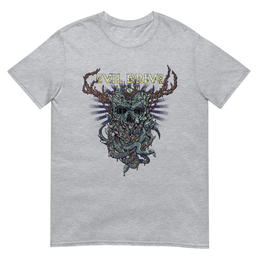 Evil Drive - Snake Skull - T-Paita