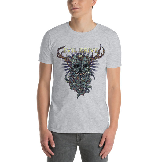 Evil Drive - Snake Skull - T-Paita