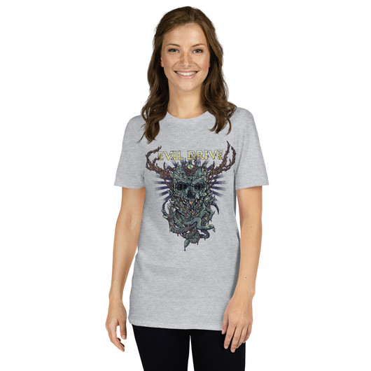 Evil Drive - Snake Skull - T-Paita