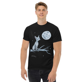 Art by Elvyren - Kissanpentu kuutamossa - T-Shirt