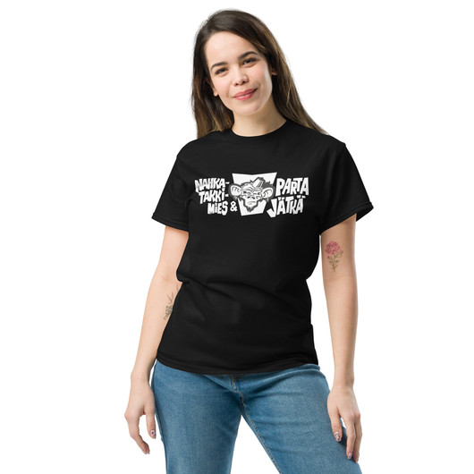 Nahkatakkimies & Partajätkä - T-Shirt