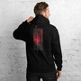 Split Iris - Bloodred Dusk - College Hoodie