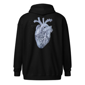 Art by Elvyren - Sydän - Zipper Hoodie