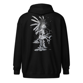 Art by Elvyren - The Witch In The North - Zipper Hoodie