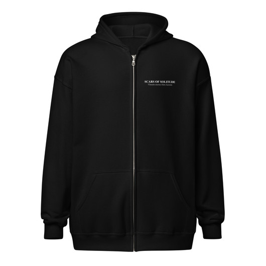 Scars of Solitude - Zipper Hoodie