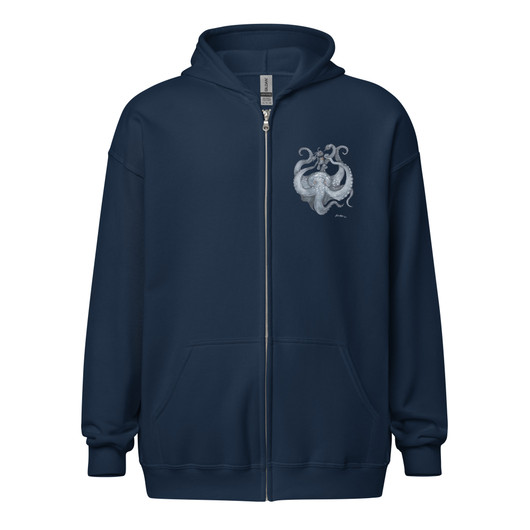 Art by Elvyren - Voodoo Kraken - Zipper Hoodie
