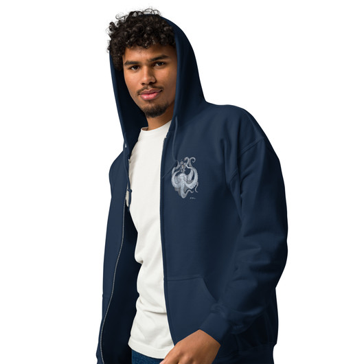 Art by Elvyren - Voodoo Kraken - Zipper Hoodie