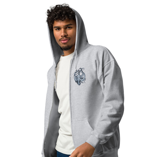 Art by Elvyren - Voodoo Kraken - Zipper Hoodie
