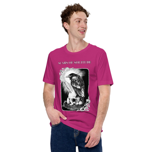 Scars of Solitude - Crow - Premium T-Paita