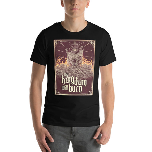 Thy Kingdom Will Burn - Album Cover - Premium T-Shirt