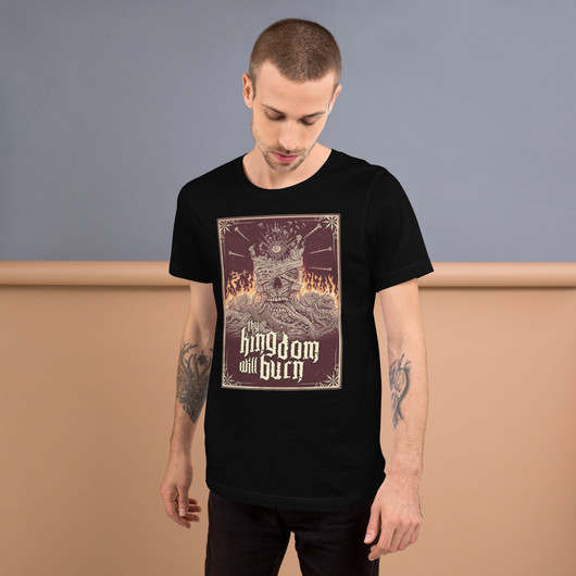 Thy Kingdom Will Burn - Album Cover - Premium T-Shirt
