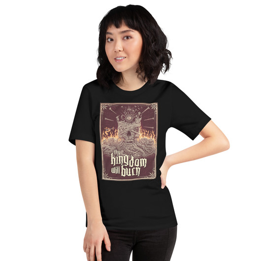 Thy Kingdom Will Burn - Album Cover - Premium T-Shirt