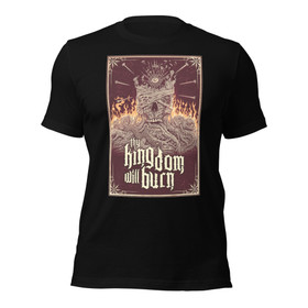 Thy Kingdom Will Burn - Album Cover - Premium T-Paita