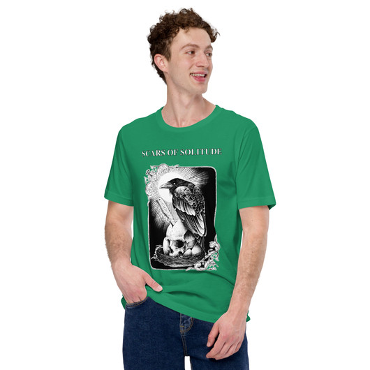 Scars of Solitude - Crow - Premium T-Paita