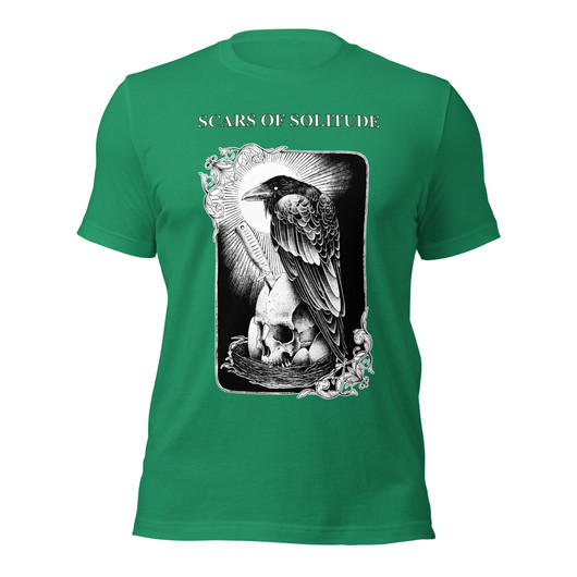 Scars of Solitude - Crow - Premium T-Paita