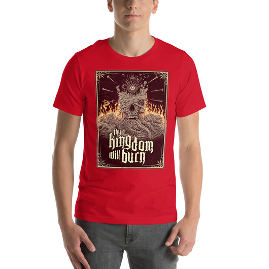 Thy Kingdom Will Burn - Album Cover - Premium T-Shirt