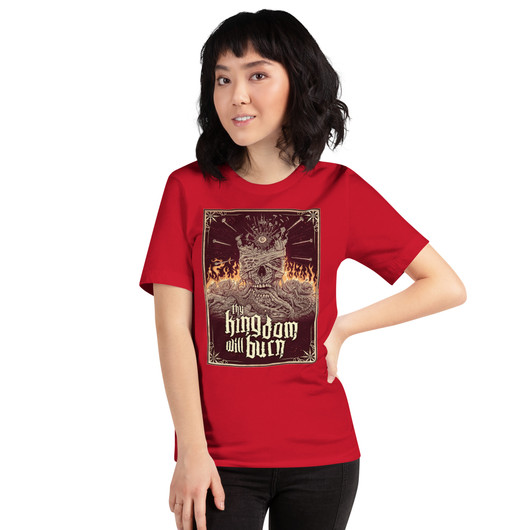 Thy Kingdom Will Burn - Album Cover - Premium T-Shirt
