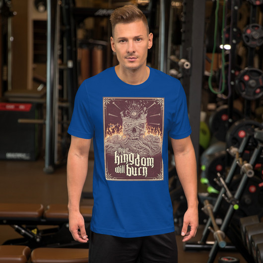 Thy Kingdom Will Burn - Album Cover - Premium T-Shirt