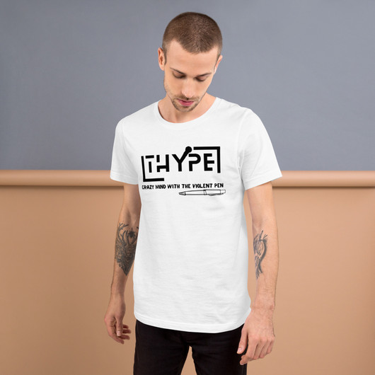 Thype - Crazy Mind With The Violent Pen - Premium T-Paita