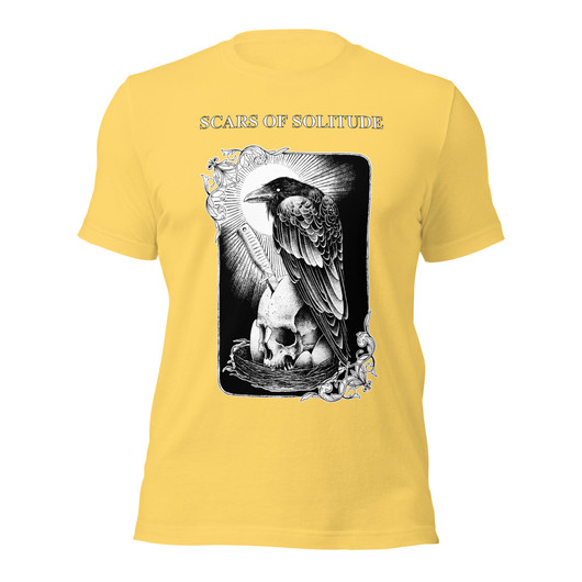 Scars of Solitude - Crow - Premium T-Paita