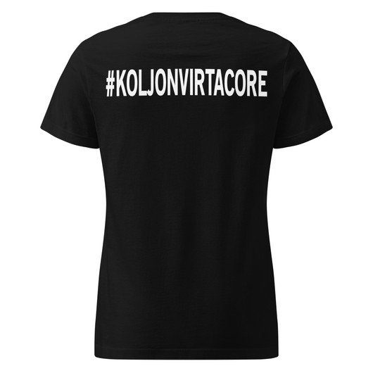 Hautajaisyö - #KOLJONVIRTACORE - LadyFit t-shirt