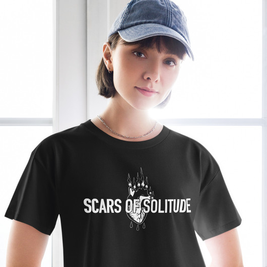Scars of Solitude - Heart - Ladyfit Crop Top