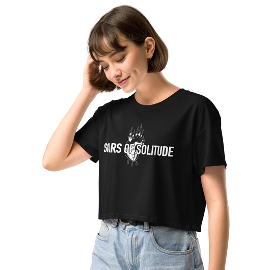 Scars of Solitude - Heart - Ladyfit Crop Top
