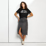 After Infinity - Logo - Organic Eco Ladyfit T-Paita