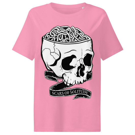 Scars of Solitude - Skull - Ladyfit Eco T-Shirt